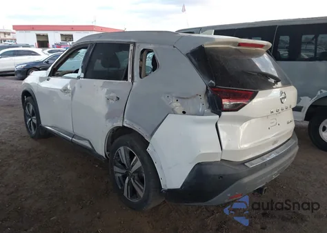 2021 Nissan Rogue Sl z USA, uszkodzony, nr VIN 5N1AT3CB4MC791711